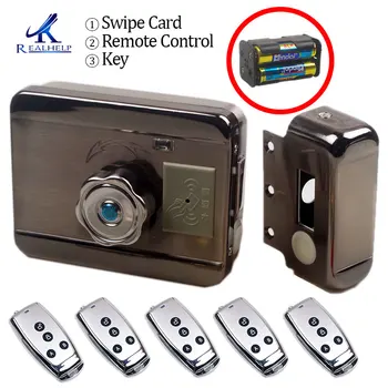 AA Bateria Seca Fácil de Instalar Smart Lock Eletrônica RFID Armário de Bloqueio de Porta sem Fio Bateria Eletrônica Rfid Proximidade Bloqueio do Cartão