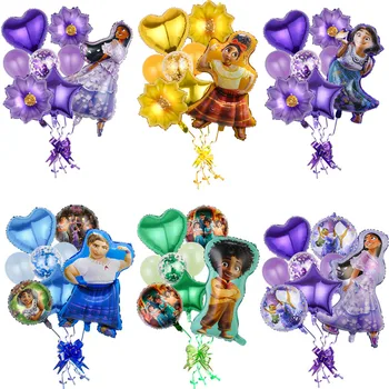 Encanto Decorações do Partido dos desenhos animados Isabella Luisa Dolores Antonio Balões Crianças Brinquedo Globos Festa de Aniversário, Decorações de chá de Bebê