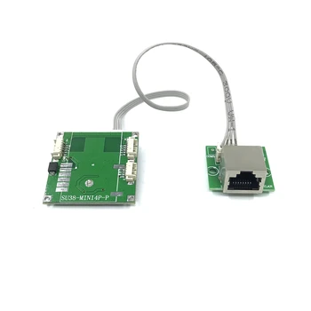 Mini PBCswitch módulo CBP OEM módulo mini tamanho 3/4/5 10/100Mbps Portas de Switches de Rede da Placa do Pwb do mini switch ethernet módulo
