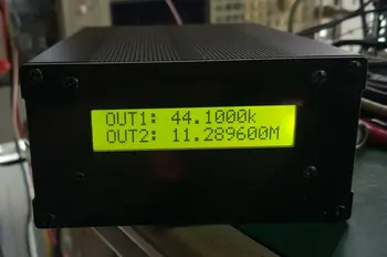 por BG7TBL Freqüência 10MHz Padrão OCXO Oscilador de Cristal de Padrão de Freqüência Ajustável 10K-180M de Áudio, Relógio Soure + LCD