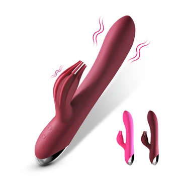 Recarregável USB 10 Velocidade Poderoso Vibrador Coelho Vibrador para as Mulheres estimulação do Clitóris massageador do ponto G os brinquedos sexuais
