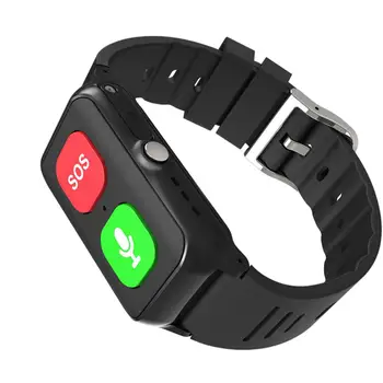 Anti-Lost SOS Pulseira Inteligente de Posicionamento GPS Telefone Cair de Alarme de Assistência Smartwatch para Pacientes com mal de Alzheimer