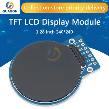 Ecrã TFT De 1,28 Polegadas TFT LCD Módulo Rodada RGB 240*240 GC9A01 Driver de 4 Fios de Interface SPI 240x240 PCB Para Arduino