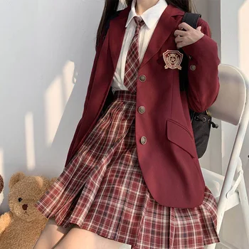 Lolita Outwear Jk Camada Uniforme De Meninas Terno De Manga Longa Aluno Da Escola De Japonês Lolita Girl Anime Cosplay Harujuku Kawaii Doce