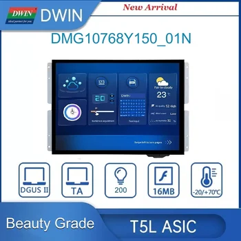 DWIN de 15 Polegadas HMI Módulo de 1024*768 RGB Display TN-LCD TFT Painel Com o alto-Falante ou Resistivas de Tela de Toque Capacitivo TTL/RS232 Interface