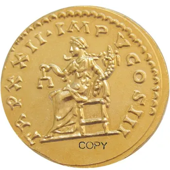 RM(19) Romana Antiga Ouro Banhado a Cópia Moedas