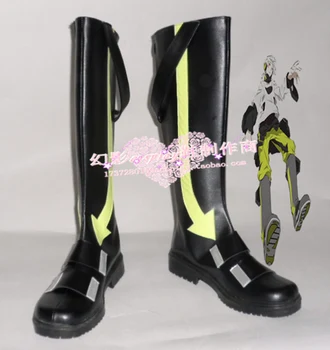 Kagerou Project Konoha Preto De Halloween Longa Cosplay Sapatos Botas H016