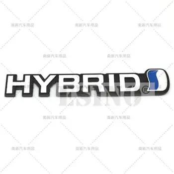 Estilo carro 3D Híbrido de Liga de Alumínio Tronco Emblema Adesivo Emblema do Corpo Traseiro porta Traseira Emblema para Toyota Camry Highlander Corolla