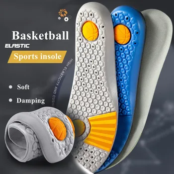 Esporte Palmilhas para Sapatos Ortopédicos Homens Confortável Execução Cestas Pés de Choque de Absorção de Espessura de Sapatilhas de Sola de Sapato antiderrapante Almofadas