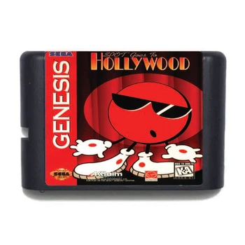 Lugar Vai Para Hollywood NTSC-USA 16 bits MD Cartão de Jogo Para o Sega Mega Drive Para Gênesis