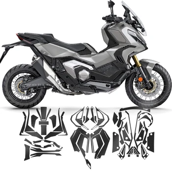 5D Carbono da Carenagem Emblema Adesivo Decalque Motocicleta Corpo Cheio de Kits de Adesivos de Decoração Para Honda XADV 750 X ADV 750 2021 2022