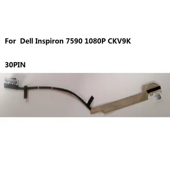 Tela de vídeo Flex fio Para Dell Inspiron 7590 1080P CKV9K 30PIN FHD laptop LCD LED LVDS Exibição do cabo de Fita 0CKV9K