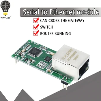 FS100P USR-TCP232-T2 Pequena Serial Ethernet Módulo Conversor Serial UART TTL para Ethernet TCP / ip Módulo de Suporte de DHCP e DNS