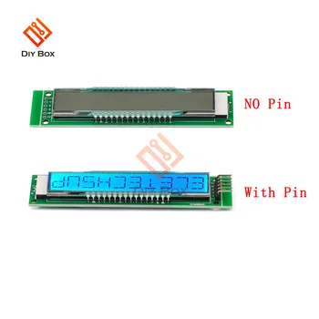 10-Bit, 16-Segmento Visor LCD Módulo de Painel de DM8BA10 DC 5V TM1622 Chip Tela Azul Módulo de LCD Com um Pin