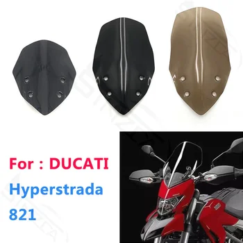 A Ducati Hyperstrada 821 839 Para O Pára-Brisas Da Motocicleta Turnê Pára-Brisas Do Vento Escudo Defletor