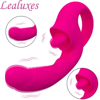Língua Lambendo Vibrador Vibradores 10 Velocidades do Ponto de G Vagina Massageador Vibratório Estimulador de Clitóris Brinquedos Sexuais para as Mulheres, a Masturbação