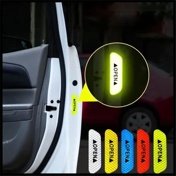 Acessórios do carro Exterior Reflexiva Porta Etiquetas DIY para o Chevrolet Stingray Aveo5 Trax Sonic Epica Cobalto Celta Lumina HHR