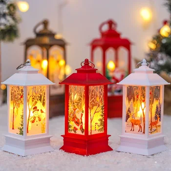 A Decoração de natal para Casa Levou 1 peça de Natal Vela com o DIODO emissor de luz do Chá Velas de Decoração de Árvore de Natal Kerst Decoratie