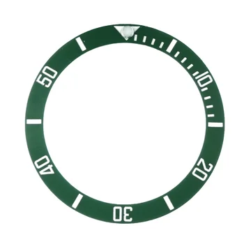 Relógios Substituir Acessórios Cara de Relógio Bisel em Cerâmica e Pastilha Para 40mm Submariner Automatic Mens Preto/Azul/Verde de 38mm