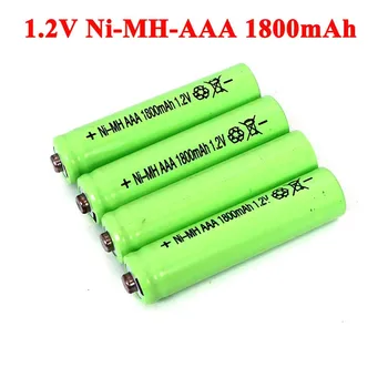 1.2 v NI-Mh AAA Baterias de 1800mAh bateria Recarregável ni mh 1,2 V aaa Para o Controle remoto Elétricos de Brinquedo do carro de RC ues