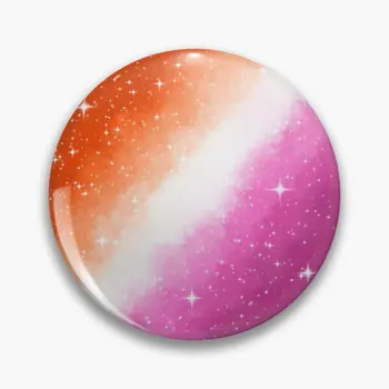 Lésbicas Bandeira Do Orgulho Galaxy Personalizável Macio Botão Pin Jóias Broche De Decoração De Metal Presente Criativo Cartoon Pin De Lapela Amante Engraçado