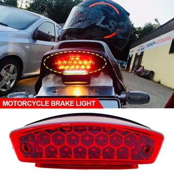 21 LED Universal Moto Freio Luz da Placa de Licença Traseira Indicador de Paragem Para a Ducati Monster 400 620 695 750 800 900 S2R S4R
