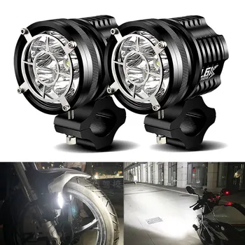 CONDUZIU a Motocicleta Spotlight, luz de neblina Lâmpada Moto Farol auxiliar lâmpada Para BMW R1200GS LC 2014 2015 2016 Moto Peças