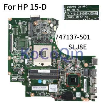 KoCoQin Laptop placa mãe Para o HP Probook 15-D 250 G2 HM76 SLJ8E placa-mãe 747137-001 747137-501 010194G00-J09-G