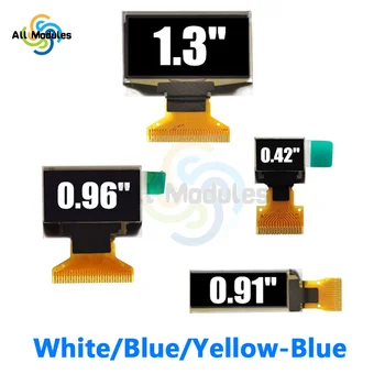 OLED Display LCD de 0,42 0.91 0.96 de 1,3 Polegadas Azul-Branco Tela LCD Módulo Módulo OLED 0.42