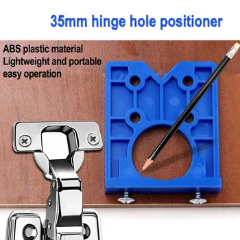 35mm preciso DIY de abertura da porta ferramenta de madeira instalação de dobradiça de furação de fixação de gabinete ocultados ferramenta acessória