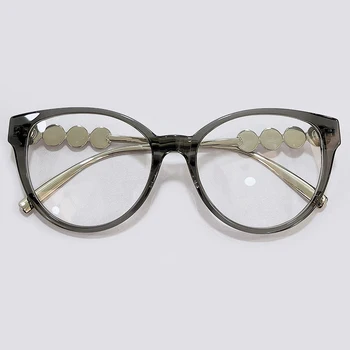 Olho De Gato De Óculos Com Armação Mulheres Homens Design Da Marca Prescrição De Acetato De Armação De Óculos De Miopia De Óculos De Armação