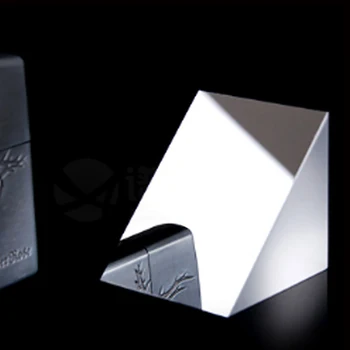 K9 Triângulo Prisma de Ângulo recto externo Reflexão Revestido com Alumínio do Filme do Laser Experimento óptico prisma