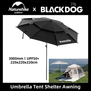 Naturehike-Blackdog Guarda-Chuva Ao Ar Livre Tela De Barraca De Camping Toldo Ultraleve Acampamento Piquenique À Prova De Chuva Protetor Solar Dossel Sol Abrigo