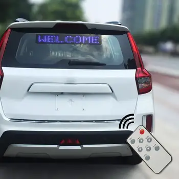 Carro 12V LED Programável Sinal de Mover Mensagem de Rolagem Placa de vídeo Tela de 23 cm x 5cm x 1cm de acessórios para carros