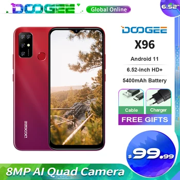 DOOGEE X96 Celulares, 2GB de RAM, 32GB ROM Octa Core de 13MP Quad Câmara Smartphones Celular Telefone Móvel