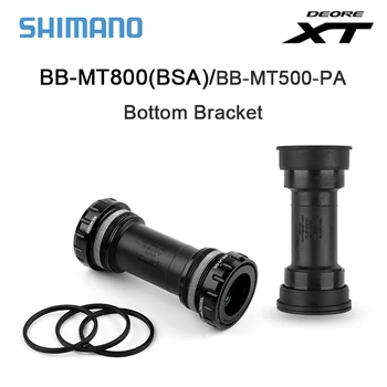 Shimano DEORE XT MT800 MTB Suporte Inferior BB52 68/73mm MT500 BB72 RS500 PA press-fit 86.5-92mm usar para M6000/7000/8000Chainwheel