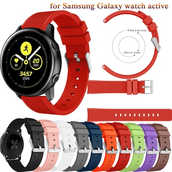 Novo Clássico da moda pulseira de silicone para Samsung Galaxy relógio activa o bracelete para o Samsung Galaxy 42mm pulseira pulseira accessorie