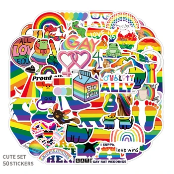 A Parada Do Orgulho Gay Coração O Amor É Amor A Paz Bandeira Do Arco-Íris Adesivos Para Carro Portátil De Telefone, Frigorífico Scrapbook Decalque Graffiti Adesivo De Brinquedos Presentes