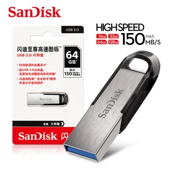 Sandisk USB 3.0 pendrive Original SDCZ73 Ultra Talento 32GB PEN DRIVE 64GB 16GB de 128GB 256G unidade flash usb memory stick