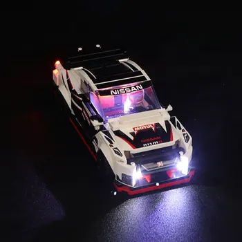 Vonado Iluminação LED Definido para 76896 Nissan GT-R NISMO Carro de Brinquedo Colecionável Modelo de Kit de Luz, Não Incluído o Bloco de Construção