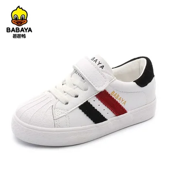Babaya Crianças Sapatos de Tênis Branco de Meninas Sapatos Casuais Meninos Calçados Esportivos Nova Primavera 2021 Moda de Sapatos de Crianças para a Menina