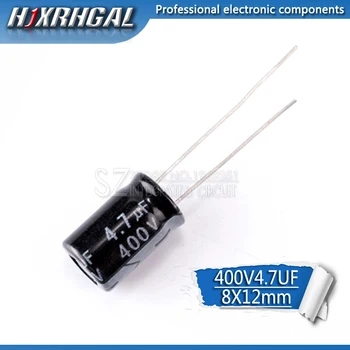 20 de Superior qualidade 400V4.7UF 8*12mm de 4,7 UF 400V 8*12 capacitor Eletrolítico hjxrhgal