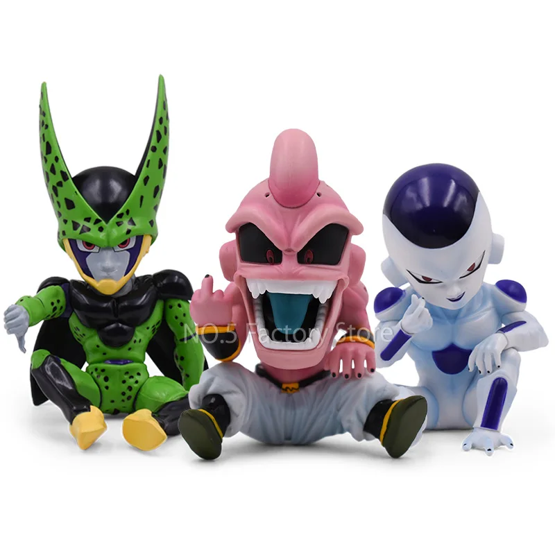 Em promoção! 11-13cm Dragon Ball Z Super Saiyajin Gk Uma Freeza E Majin Buu  Célula Goku Preto Zamasu Pvc Figura Boneca Modelo De Brinquedos Para As  Crianças Presentes