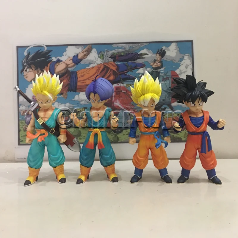 Dragon Ball Z Anime Action Figure Set, Super Saiyajin, Goku Filho