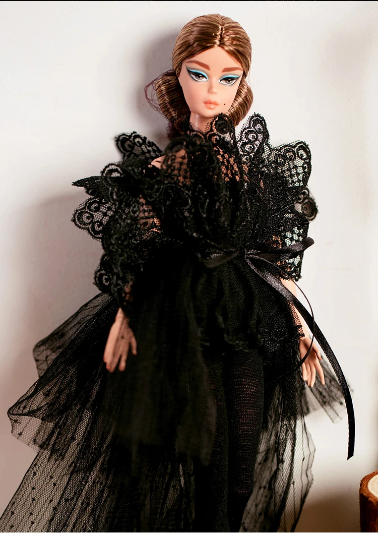 Vestido de noite clássico para bonecas Barbie, Vestidos de boneca, Roupas  puramente manuais, 1:6 BJD Acessórios, Girl Gifts