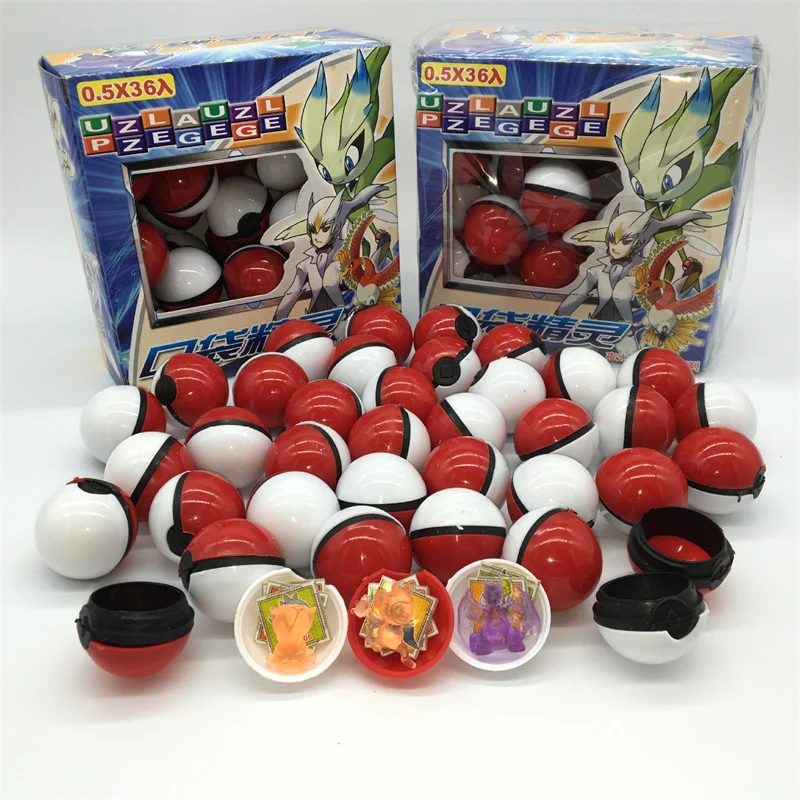 Em promoção! 36 Pcs Pokeball+36 Pcs Números Original De Pokemon Brinquedos  Bola Com A Figura De Coleta De Modelo De Bonecas Brinquedos Para Crianças,  Presentes De Aniversário