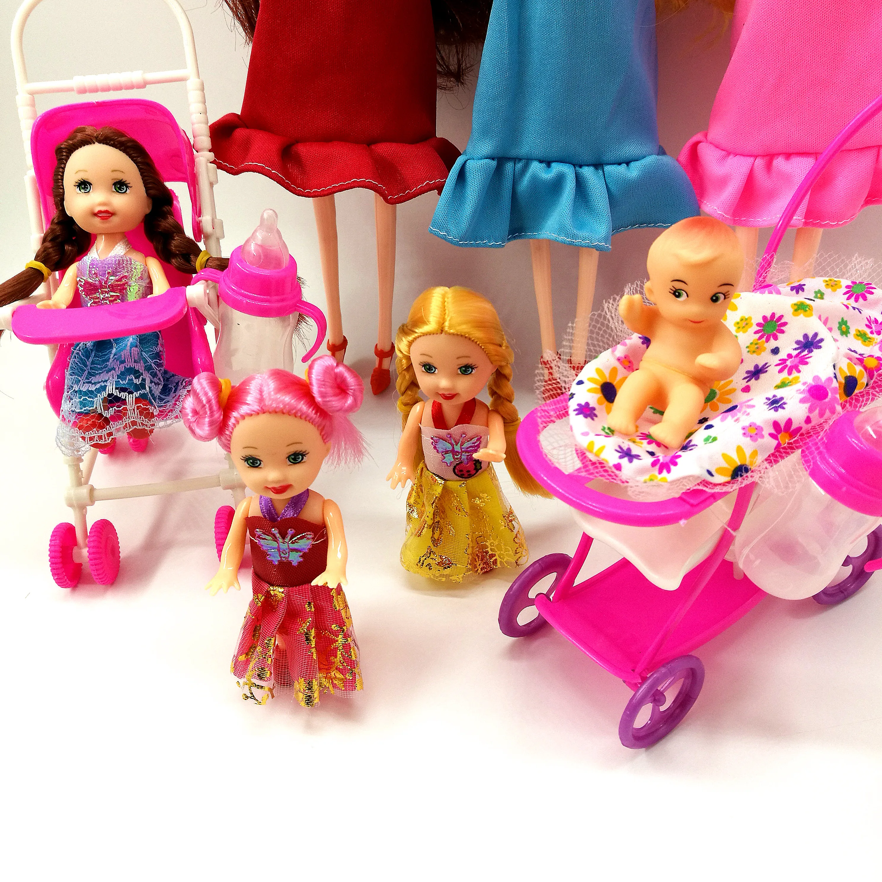 Em promoção! 5pcs Conjunto De Grávida Boneca Ternos Mãe/filho Bebê/  Kelly/transporte Meninas, Bonecas De Criança, Brinquedos Boneca De Moda De  Criança Brinquedos De Presente
