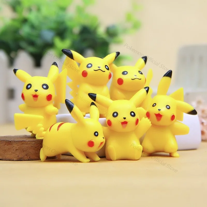 Compre 6 pçs/set pokemon anime figura brinquedos pikachu pvc bolo decoração  do carro ornamentos figura de ação para crianças presentes de brinquedo de  aniversário barato - preço, frete grátis, avaliações reais com