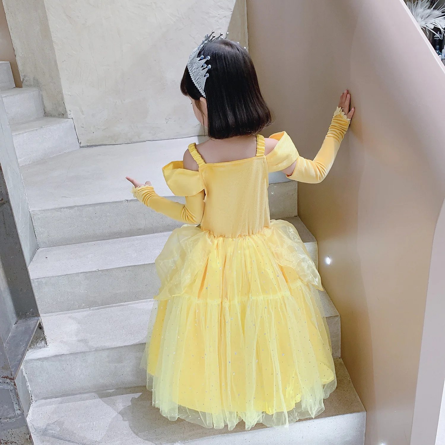 Acessórios de fantasia de princesa para meninas Acessórios de cosplay  Belle, Girls' Costumes (amarelo)