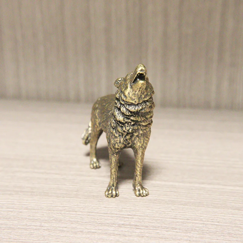 Tigre 3d Estátua Cobre Animal Estatueta Ornamento Área De